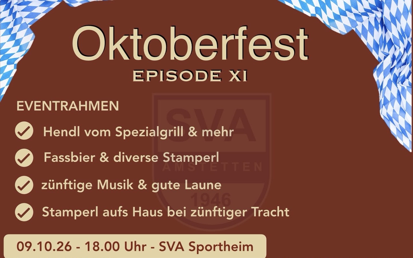 SVA Oktoberfest SV Amstetten