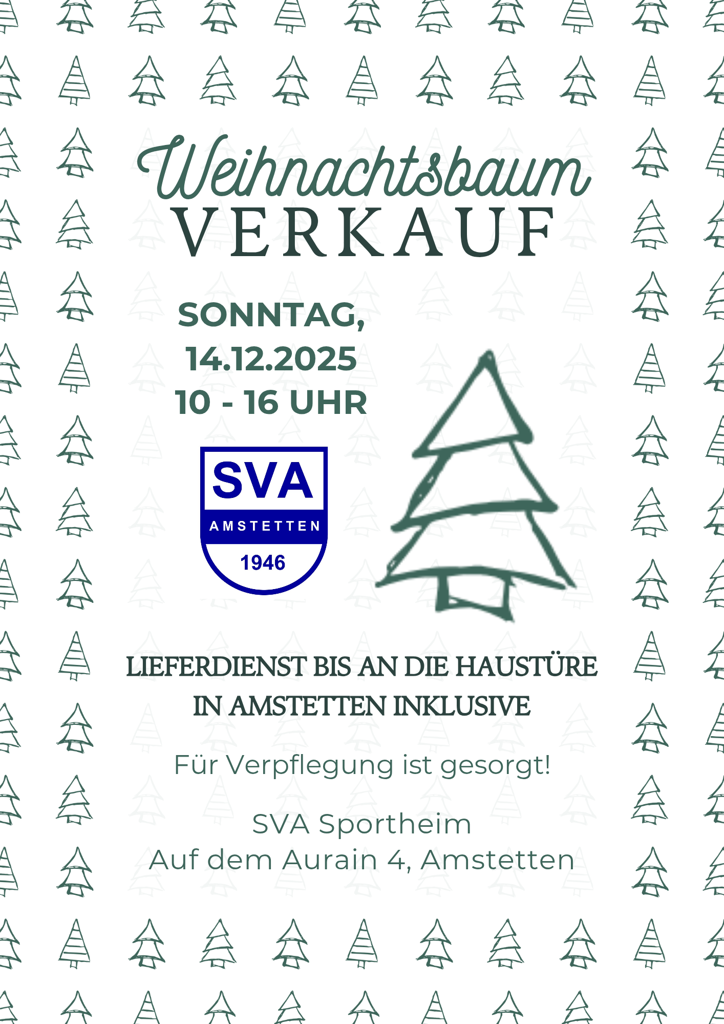 SVA Weihnachtsbaum-Verkauf SV Amstetten